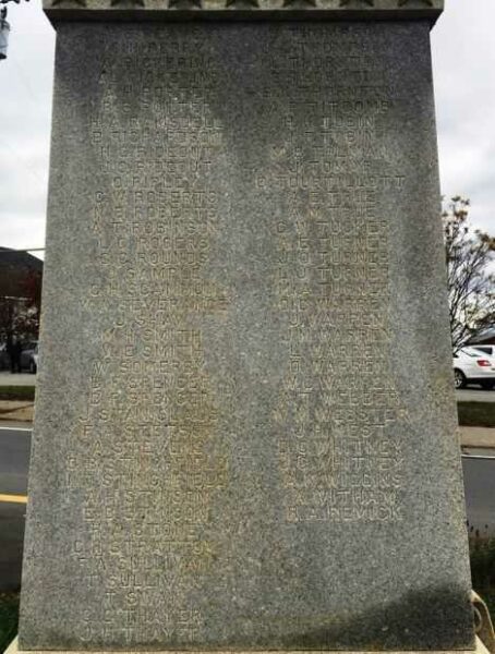 LINCOLN CIVIL WAR MEMORIAL STONE C