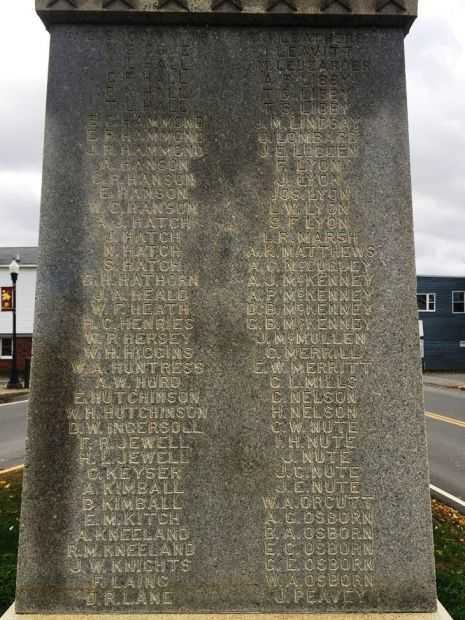 LINCOLN CIVIL WAR MEMORIAL STONE B