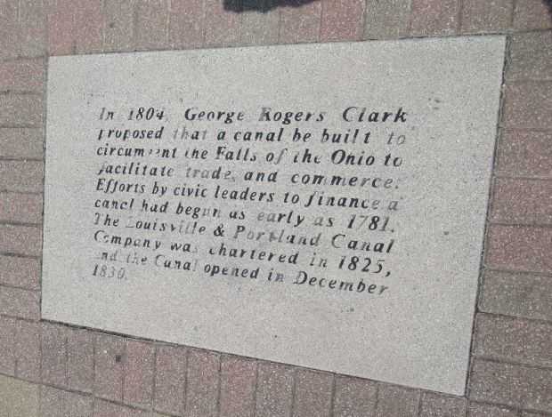 GENERAL GEORGE ROGERS CLARK MEMORIAL TABLET D