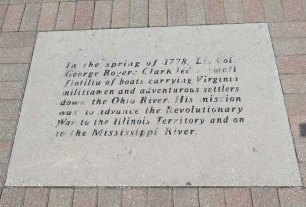 GENERAL GEORGE ROGERS CLARK MEMORIAL TABLET A