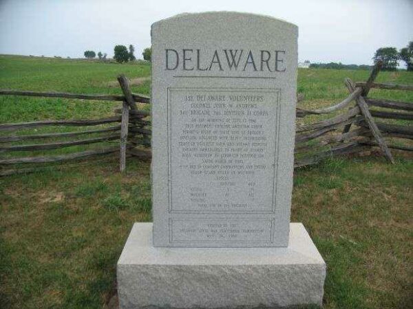 1ST DELAWARE VOLUNTEER INFANTRY REGIMENT WAR MEMORIAL
