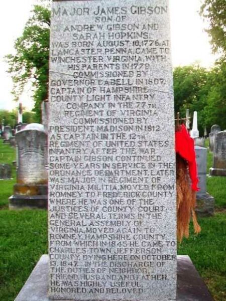 MAJOR JAMES GIBSON WAR MEMORIAL