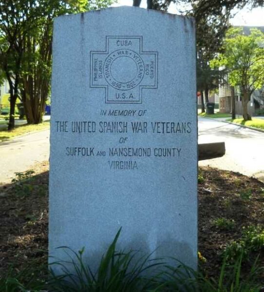 SUFFOLK AND NANSEMOND COUNTY SPANISH WAR VETERANS MEMORIAL