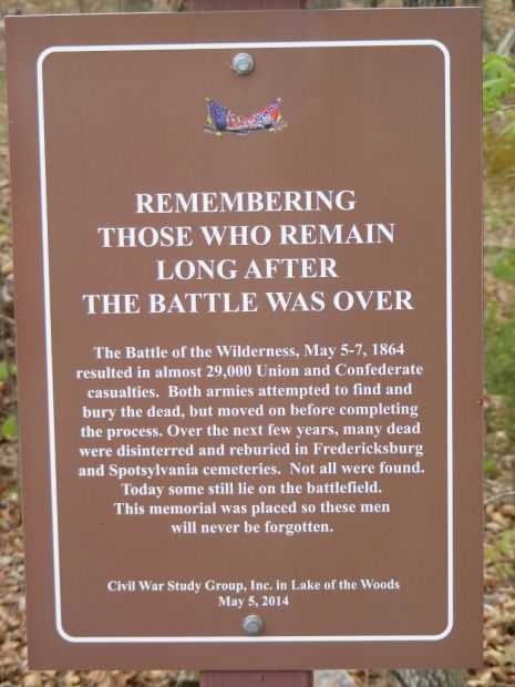 REMEMBERING THOSE WHO REMAIN LONG AFTER THE BATTLE WAR OVER MEMORIAL MARKER