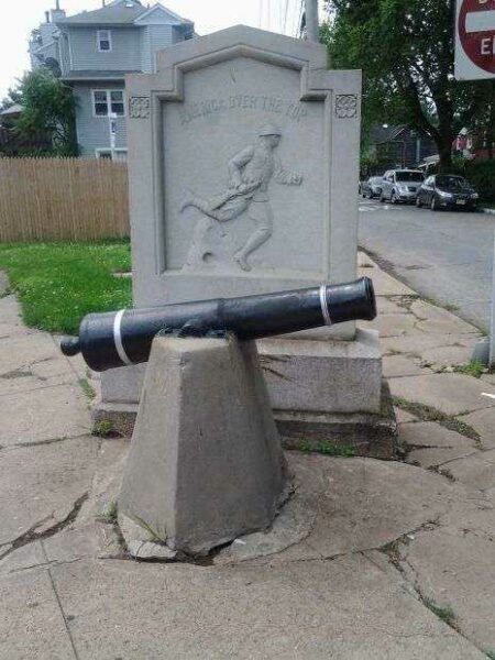 AMERICA OVER THE TOP WAR MEMORIAL FRONT