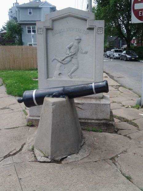 AMERICA OVER THE TOP WAR MEMORIAL FRONT