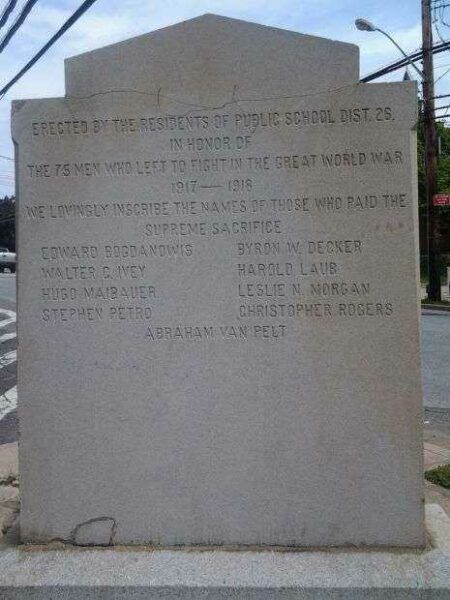 AMERICA OVER THE TOP WAR MEMORIAL BACK