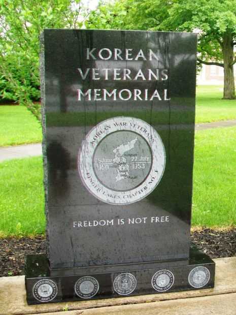 WATERLOO KOREAN VETERANS MEMORIAL FRONT