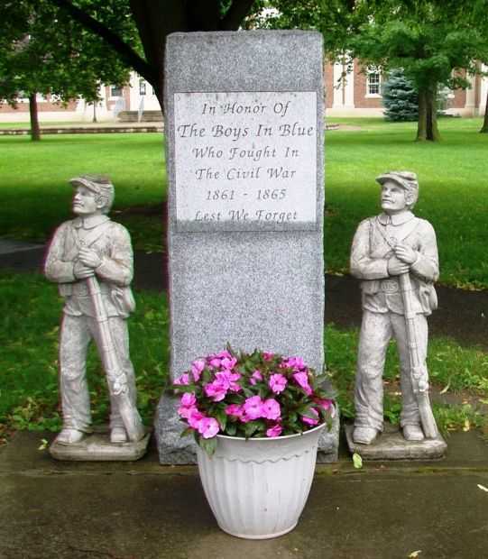 IN HONOR OF THE BOYS IN BLUE CIVIL WAR MEMORIAL