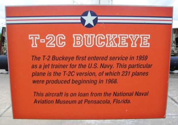 T-2C BUCKEYE MEMORIAL AIRCRAFT PLAQUE