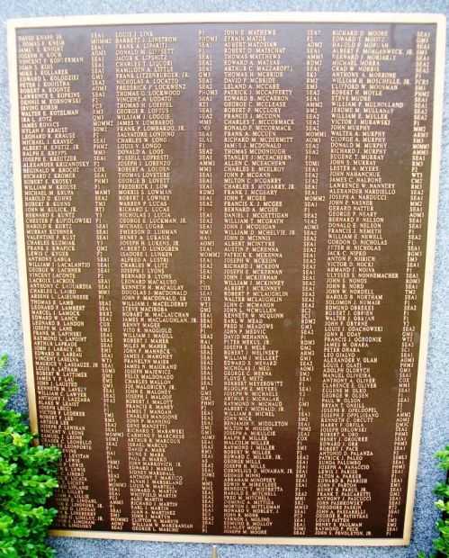 SAMPSON NAVY MEN HONOR ROLL MEMORIAL PLAQUE C