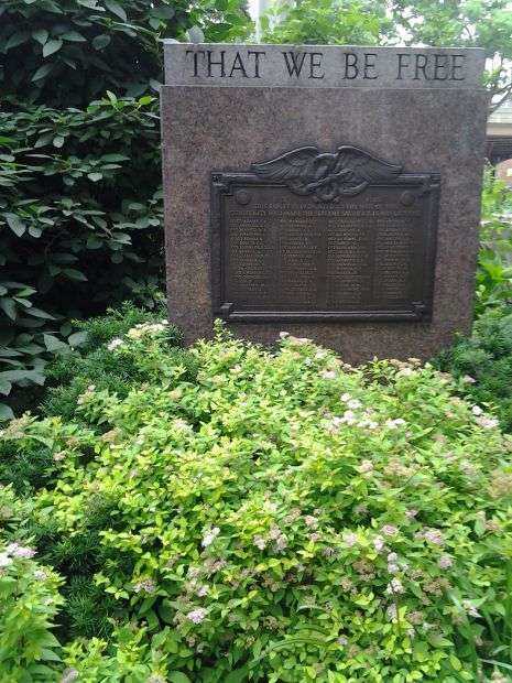 THAT WE BE FREE WAR MEMORIAL