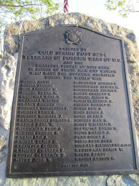COLD SPRING POST 3254 HONOR ROLL MEMORIAL