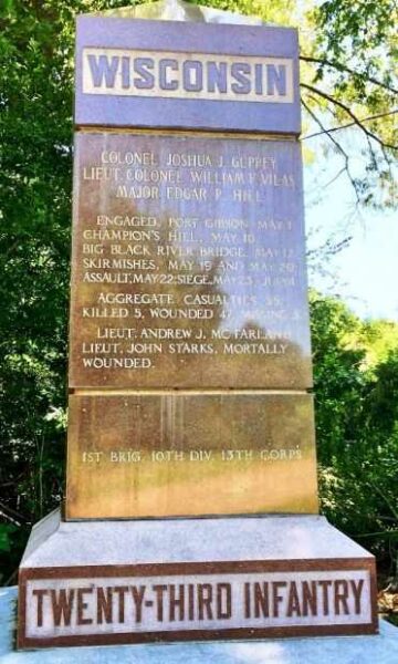 WISCONSIN TWENTY-THIRD INFANTRY WAR MEMORIAL