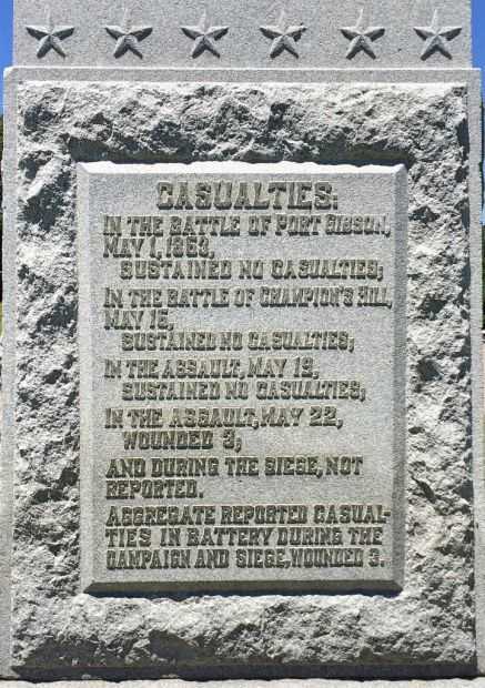 OHIO SEVENTEENTH BATTERY WAR MEMORIAL PLAQUE