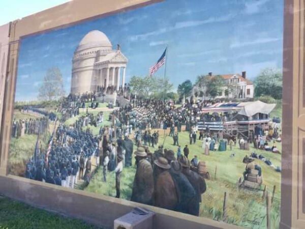 DEDICATION OF THE ILLINOIS MONUMENT MURAL