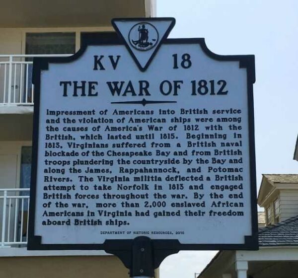 THE WAR OF 1812 MEMORIAL MARKER V