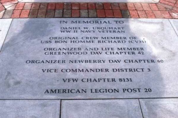 GREENWOOD VETERANS MEMORIAL PAVER A