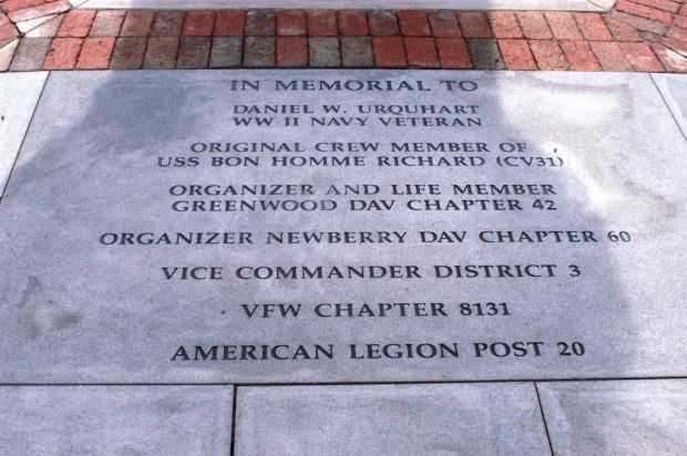 GREENWOOD VETERANS MEMORIAL PAVER A
