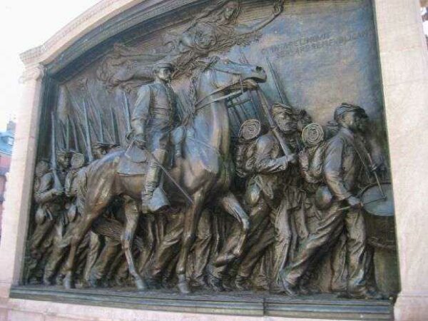 COL. ROBERT GOULD SHAW AND THE MASSACHUSETTS 54TH REGIMENT WAR MEMORIAL