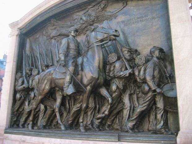 COL. ROBERT GOULD SHAW AND THE MASSACHUSETTS 54TH REGIMENT WAR MEMORIAL
