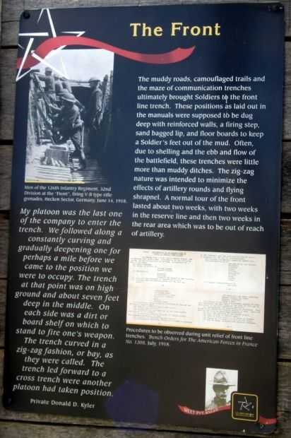 THE FRONT WAR MEMORIAL PANEL