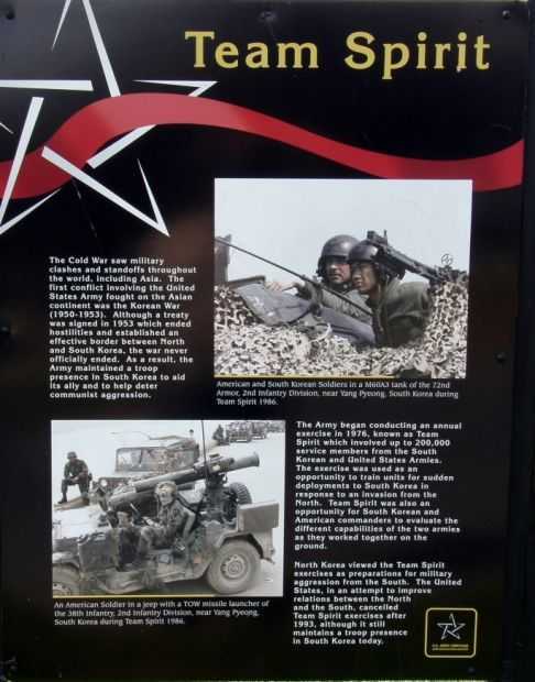 TEAM SPIRIT WAR MEMORIAL PANEL