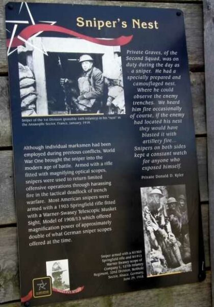 SNIPER’S NEST WAR MEMORIAL PANEL