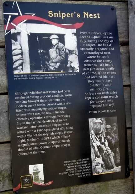 SNIPER’S NEST WAR MEMORIAL PANEL