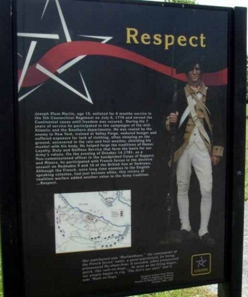 RESPECT WAR MEMORIAL PLAQUE