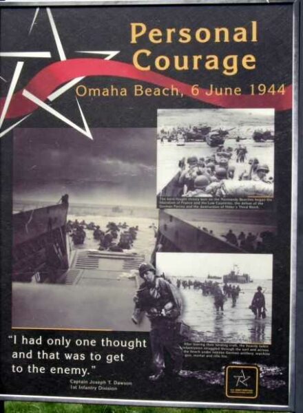 PERSONAL COURAGE WAR MEMORIAL PANEL