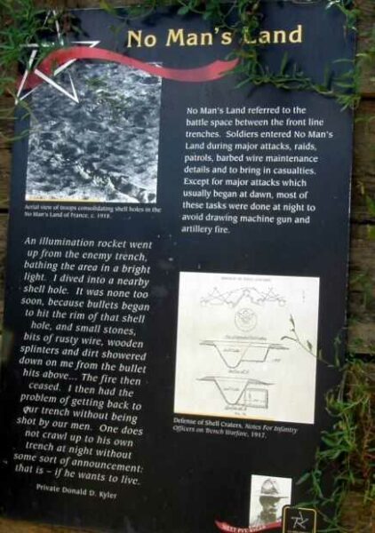 NO MAN’S LAND WAR MEMORIAL PANEL