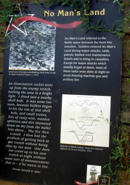 NO MAN’S LAND WAR MEMORIAL PANEL