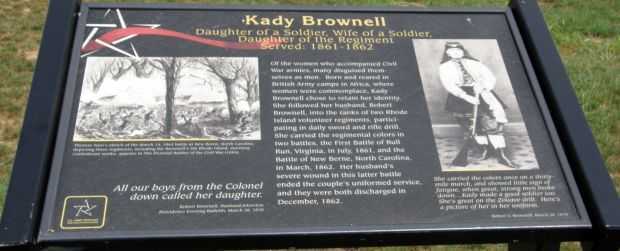 KADY BROWNELL CIVIL WAR MEMORIAL PLAQUE