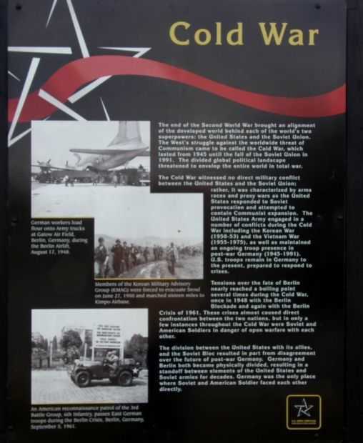 CARLISLE COLD WAR MEMORIAL PANEL