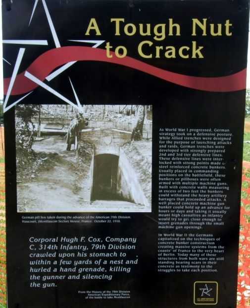 A TOUGH NUT TO CRACK WAR MEMORIAL PANEL