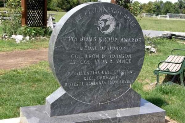 44TH BOMB GROUP (HEAVY) WAR MEMORIAL BACK