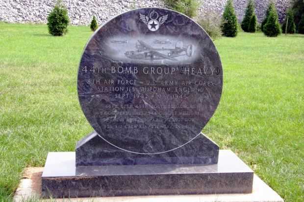 44TH BOMB GROUP (HEAVY) WAR MEMORIAL FRONT