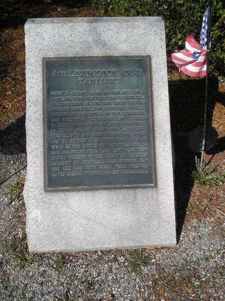 4TH LEXINGTON SHIP (CV-2) MEMORIAL