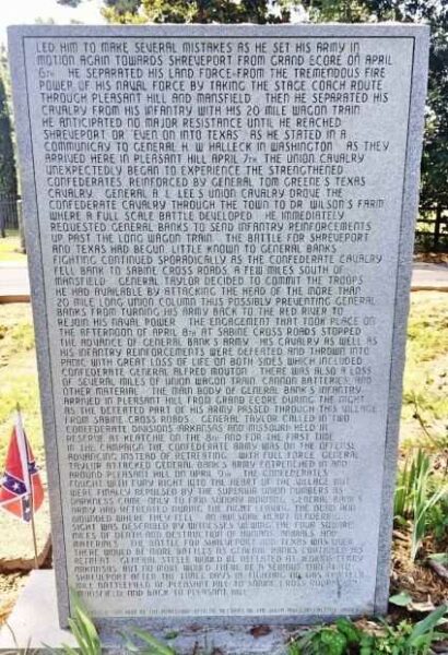 WAR FOR SOUTHERN INDEPENDENCE MEMORIAL BACK