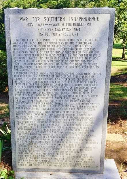 WAR FOR SOUTHERN INDEPENDENCE MEMORIAL FRONT