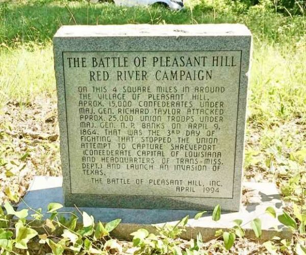 THE BATTLE OF PLEASANT HILL MEMORIAL FRONT