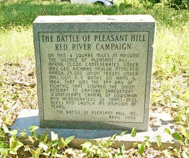 THE BATTLE OF PLEASANT HILL MEMORIAL FRONT