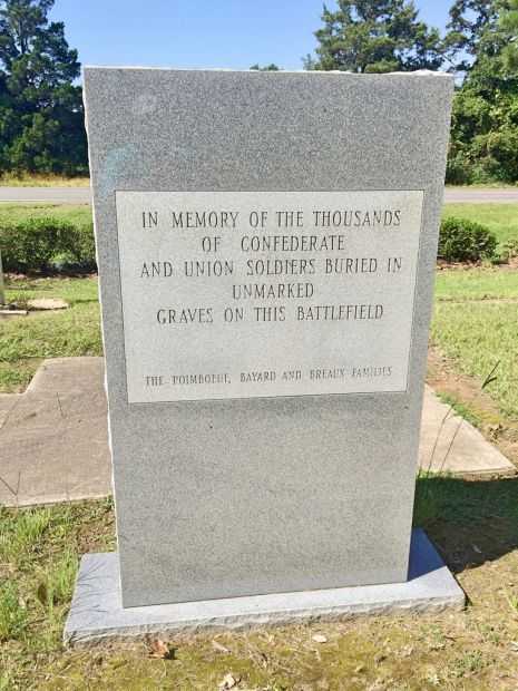 PLEASANT HILL CONFEDERATE AND UNION SOLDIERS MEMORIAL FRONT