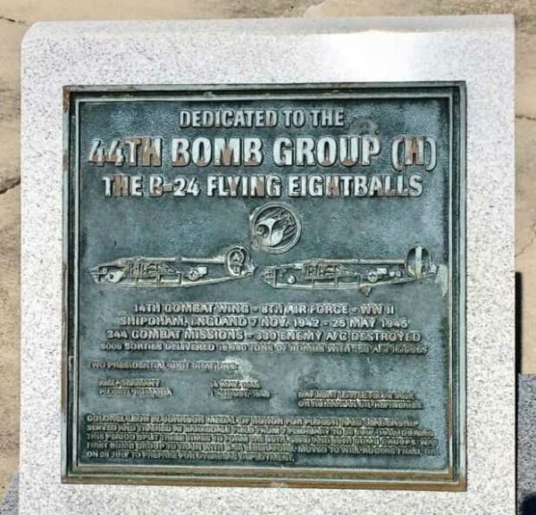 44TH BOMB GROUP (H) WAR MEMORIAL