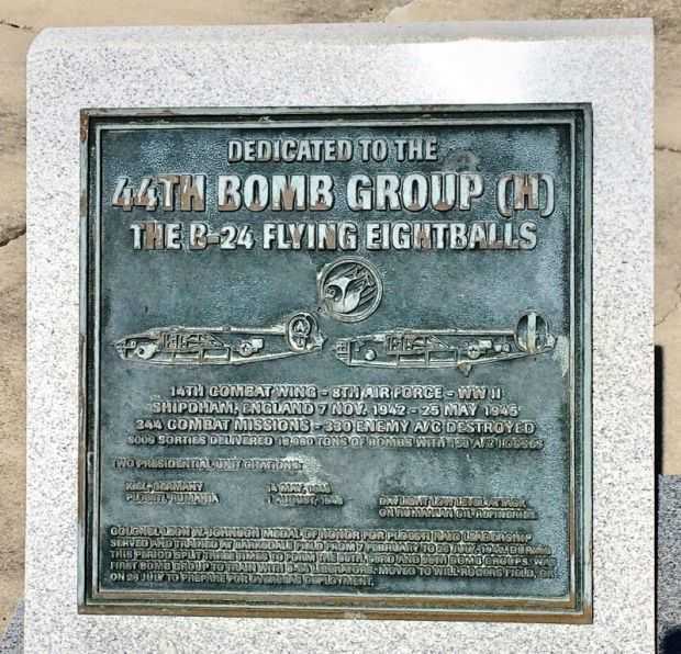 44TH BOMB GROUP (H) WAR MEMORIAL