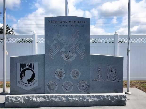 SIMMESPORT VETERANS MEMORIAL CENTER STONE