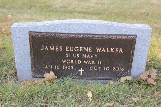 JAMES EUGENE WALKER MEMORIAL CEMETERY STONE