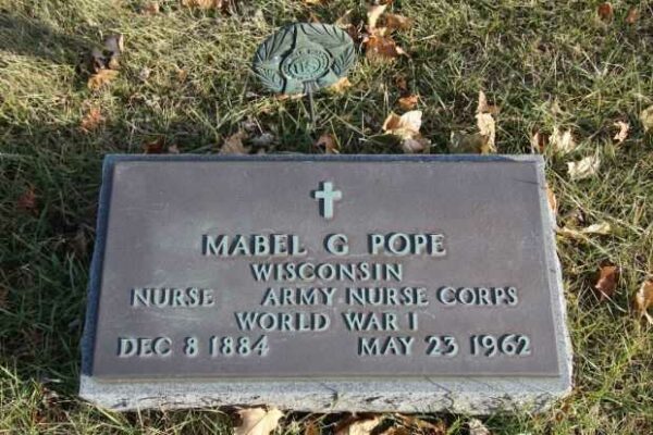 MABEL G POPE MEMORIAL CEMETERY STONE