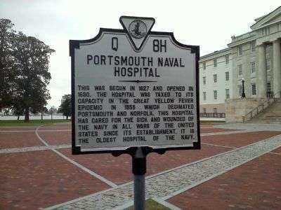 PORTSMOUTH NAVAL HOSPITAL MEMORIAL MARKER